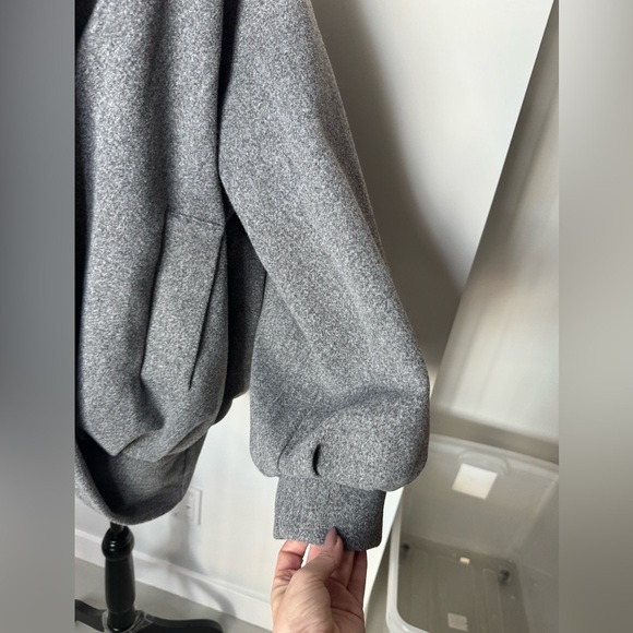 Vivian Shyu Oversized Grey Draped Bomber Kimono Coat – Size M - Picture 13 of 17